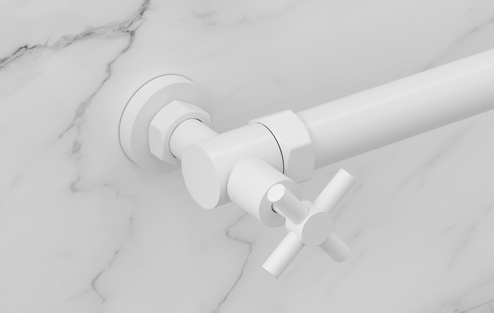 Вентиль угловой крест (G 1" НР х G 3/4" НГ)