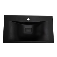 Раковина из искусственного камня BelBagno BB800/450-LV-ART-PR-NERO