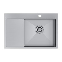 Мойка нерж. сталь AISI304 VELTEN 78F, PM807851-BSR, брашированная нерж. сталь, правая, 780х510мм, Starke-Paulmark