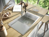 Мойка нерж. сталь AISI304 VELTEN 78F, PM807851-BSR, брашированная нерж. сталь, правая, 780х510мм, Starke-Paulmark