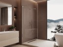 Душевая перегородка Волк-Ин (Walk-In) VSWL-7HS900CL, 900*2000, хром, стекло прозрачное,