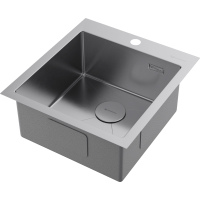 Кухонная мойка Omoikiri Akisame 46-IN нерж. сталь/нержавеющая сталь