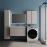 Тумба подвесная STYLE LINE "Бергамо мини 90" (2 ящ.) Люкс Плюс антискрейтч карамель под раковину Каре Люкс МИНИ 900х350