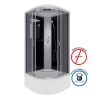 Душевая кабина Niagara Classic NG-2508-14 (90х90х215) высокий поддон(40см),стекло тонированное,4 места