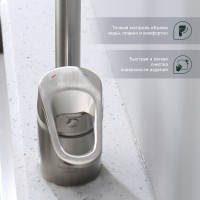 Смеситель Splenka для кухни с гибким изливом S202.47.05 Сатин