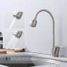 Смеситель Splenka для кухни с гибким изливом S202.47.05 Сатин
