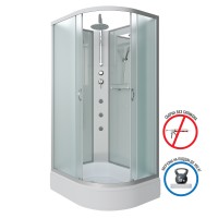 Душевая кабина Niagara Classic NG-33084-14LBKTG (100х80х210) средний поддон(26см),стекло матовое,4 места