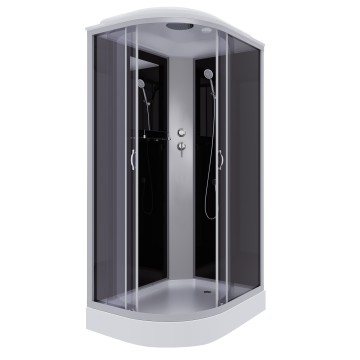 Душевая кабина Niagara Classic NG-3512-14R (120х80х215) низкий поддон(13см),стекло тонированное,3 места