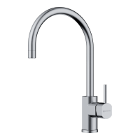 Смеситель для кухни Omoikiri Wakayama-BN латунь/нержавеющая сталь