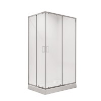 Душевое ограждение Niagara Nova NG-6611-08 (120х90х195) прямоугольник,хром,двери раздвижные,стекло прозрачное,1 место