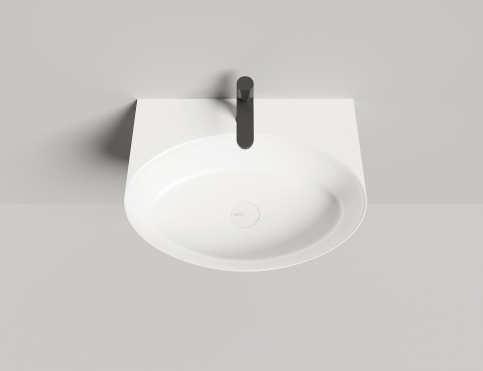 Раковина накладная ALDA WALL 02 580х450х150 S-Stone Матовое