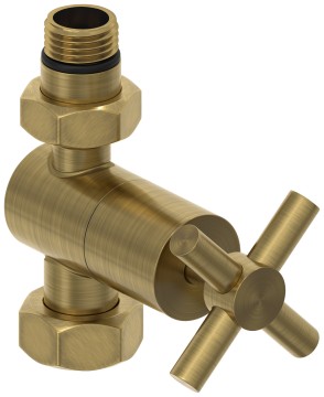 Вентиль прямой крест (G 1/2" НР х G 3/4" НГ)