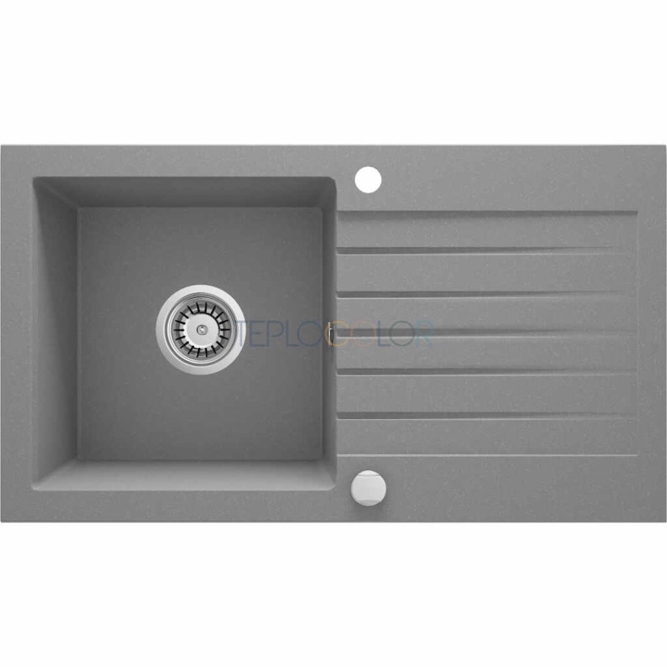 Гранитная мойка, 1-чаша с осушкой