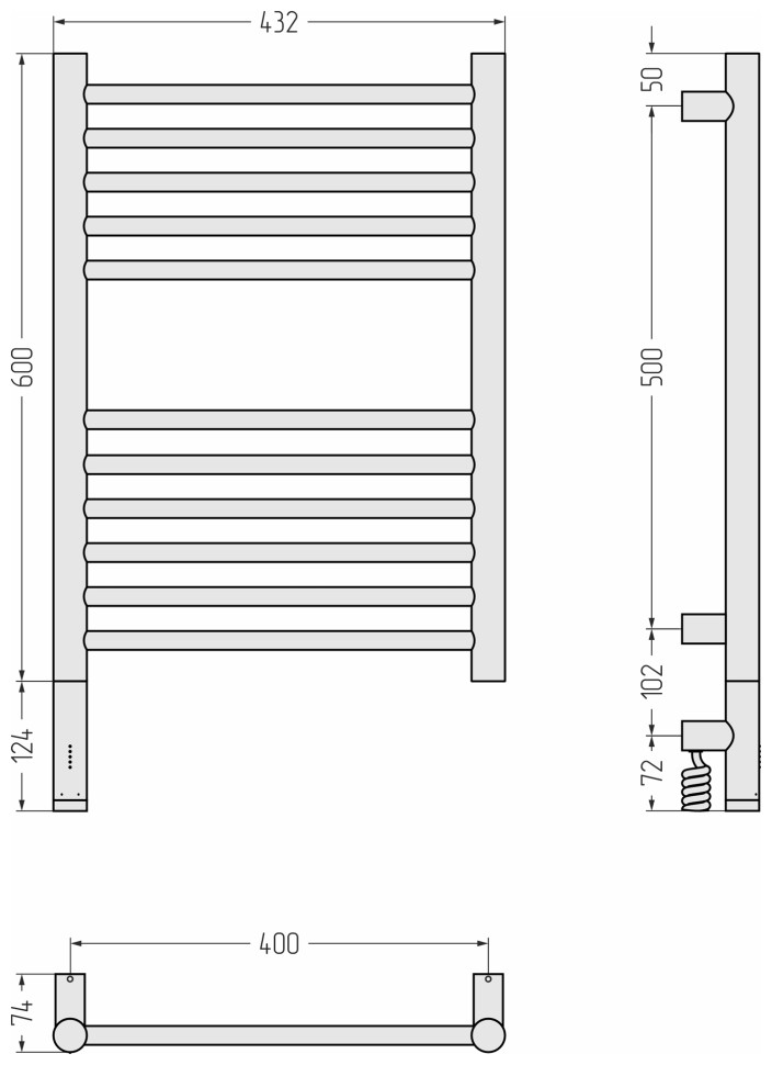 Богема 3.1 прямая 600х400 МЭМ левый