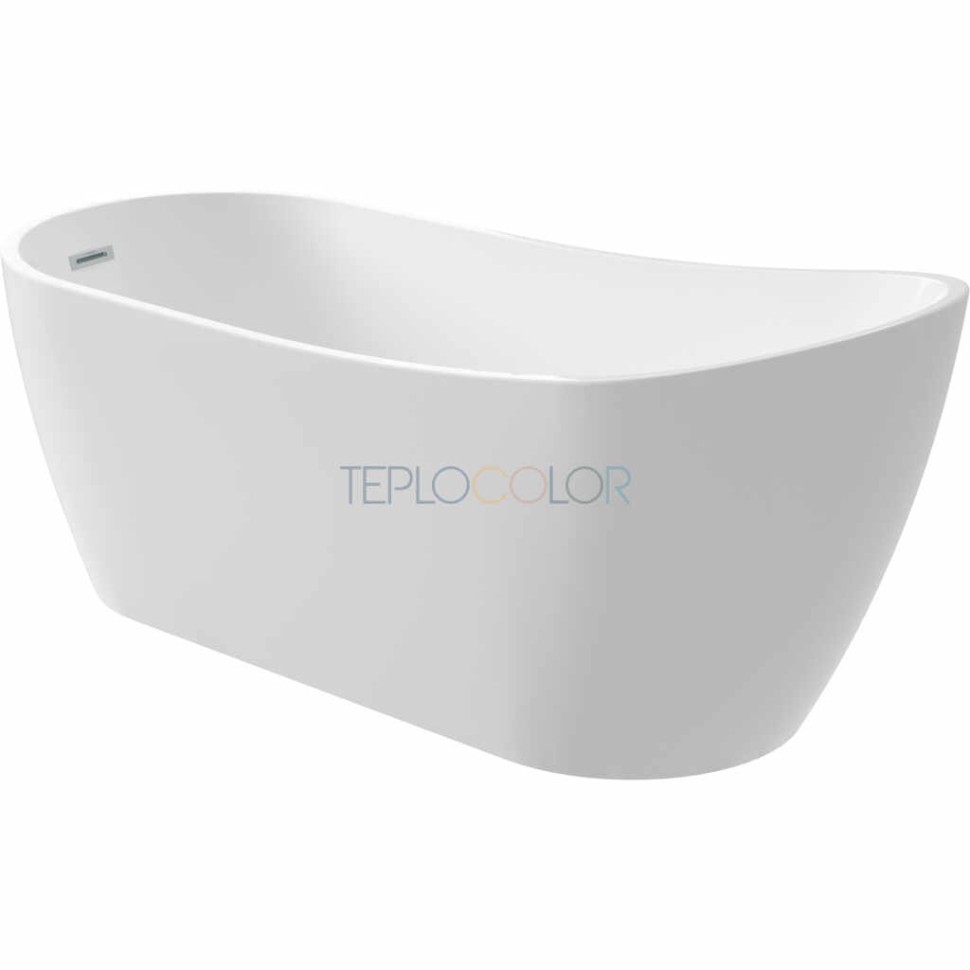 Акриловая ванна, отдельностоящая, асимметричная - 150 см