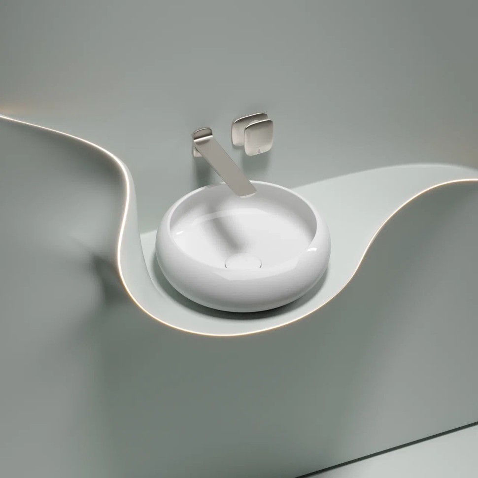 Умывальник чаша накладная круглая Element 360x360x120мм CN6050