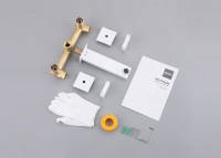 Смеситель ABBER Daheim AF82122W для раковины скрытого монтажа, белый матовый