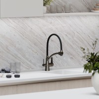 Смеситель для кухни SANCOS Eri с возможностью подключения фильтра, цвет вороненая сталь, PVD покрытие, арт. SC4001GG