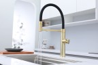 Смеситель для кухни GANYMEDE DIAMOND, светлое золото, Gd613199-LG, Paulmark-Starke