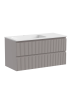 Тумба подвесная SANCOS Snob T левая 995х445х500, c двумя ящиками оснащенными доводчиками, Doha Soft, арт.SNT100LSM