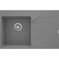 Гранитная мойка, 1-чаша с осушкой - правый