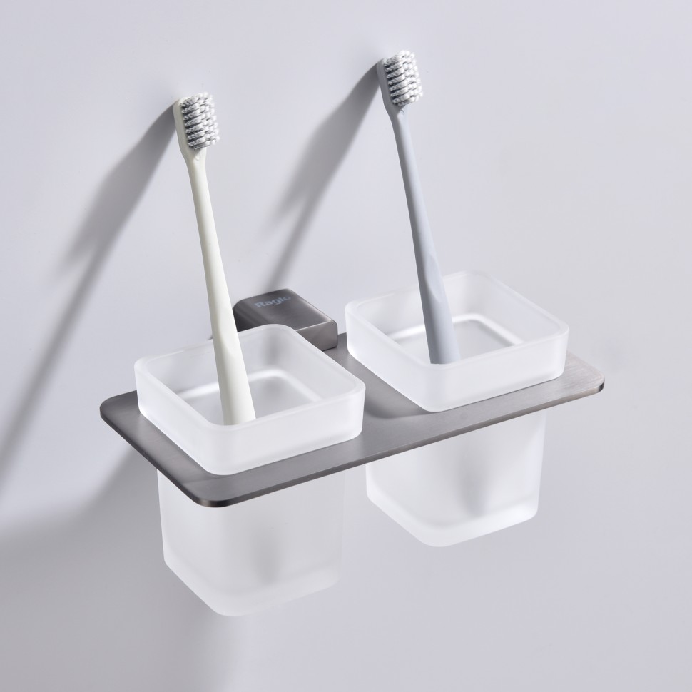 Держатель + 2 Стакана Raglo графит