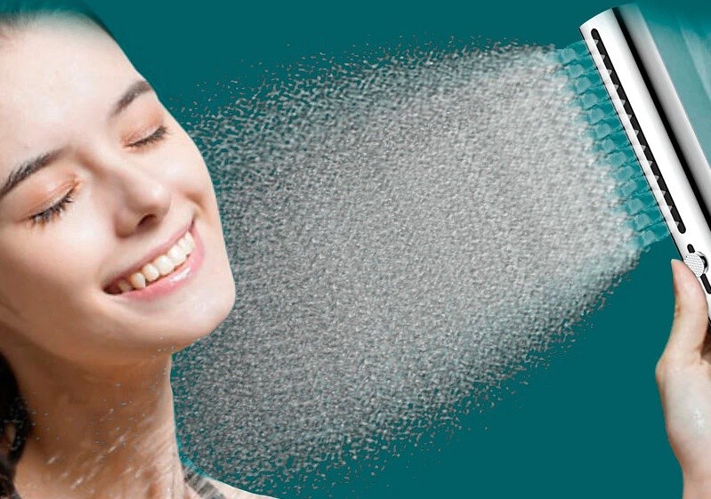 AQM8505CR Ручной душ микрофон 225 мм, 4 режима, слайдер, материал - сталь, цвет хром