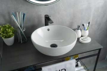 Раковина Gid N9003a 51103 накладная белая 43x43x17.5