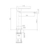 Смеситель Raglo для умывальника R10.10.05
