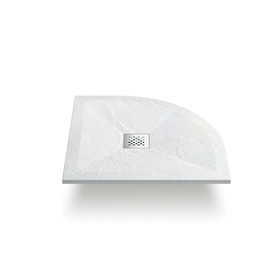 Поддон для душа из искусственного камня  VST-4SQ1010W, 1000*1000*25, белый матовый