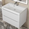 Тумба под раковину для ванной Uperwood Tanos 70 см, подвесная, белая матовая