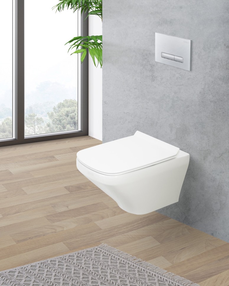 Чаша подвесного унитаза BelBagno SELA BB3201CHR