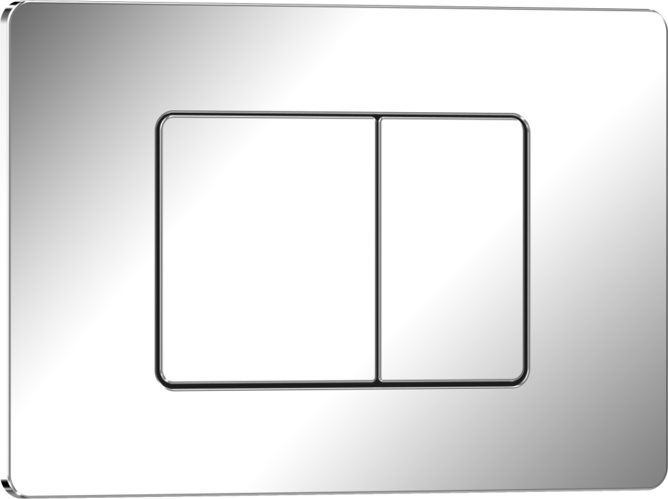 Комплект 2в1 IBERICA BLANCA инсталляция SILENCIO, кнопка смыва INOX-C хром глянцевый (IB001.1131)