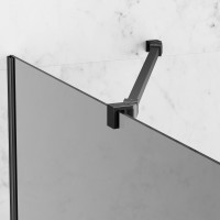 Душевая стенка SKY BLACK 1200 тонированное стекло