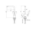 Смеситель для кухни Spring, нержавеющая сталь, Sp212067-SS(BS), Paulmark