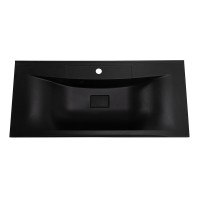 Раковина из искусственного камня BelBagno BB1000/445-LV-ART-PR-NERO