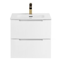 База под раковину подвесная BelBagno ETNA-500-2C-SO-BL Bianco Lucido