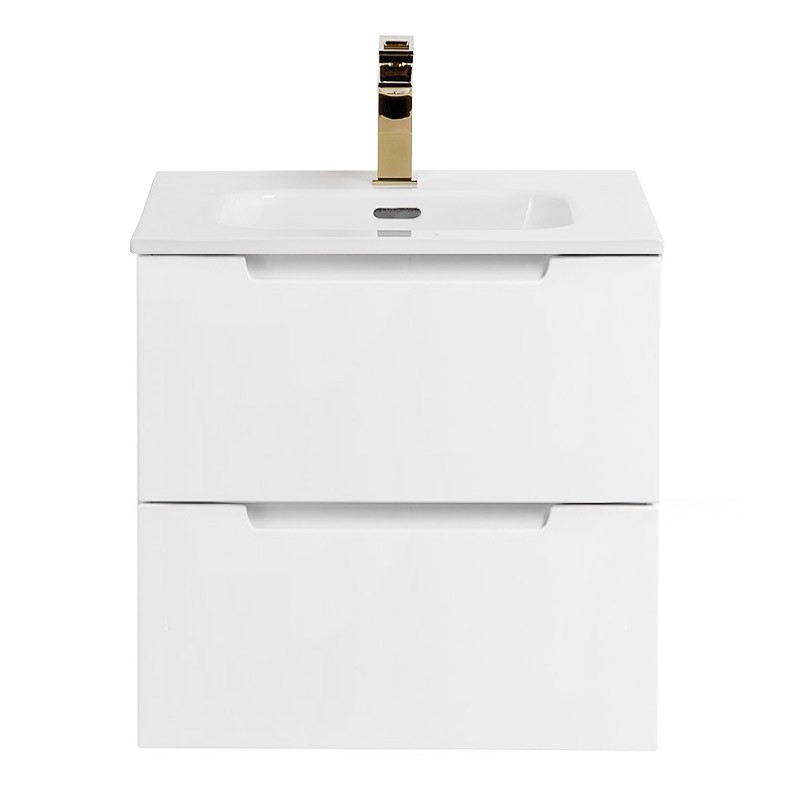 База под раковину подвесная BelBagno ETNA-500-2C-SO-BL Bianco Lucido