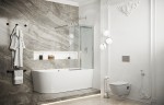 Шторка для ванны Ambassador Bath Screens 16041117 (90х140) хром,стекло прозрачное,раздвижная,1 место
