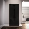 Душевая перегородка Veconi Korato KR-90BB, 1000x2000, черный, стекло черное