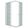 Душевое ограждение Niagara Eco NG-1012-14QMT (120х80х190) прямоугольник,раздвижное,хром,стекло матовое,1 место