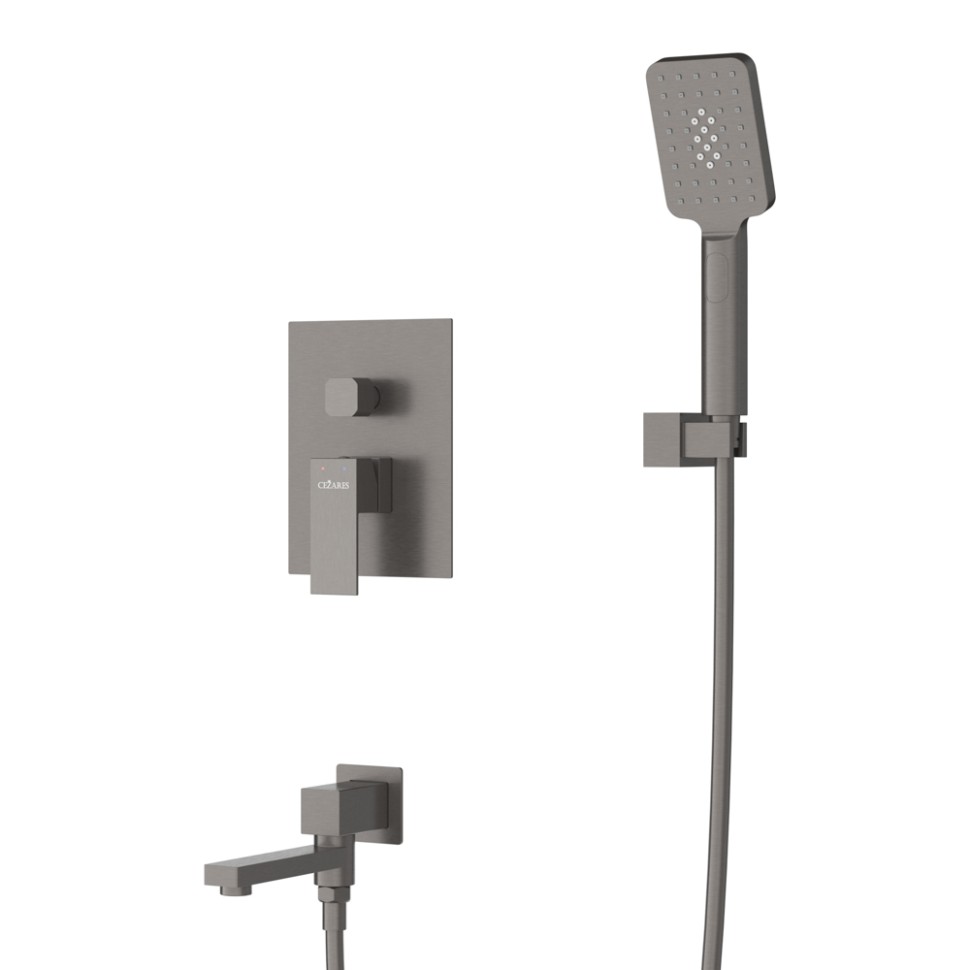 Душевой комплект встраиваемый с изливом CEZARES SLIDER-VDSET-GM