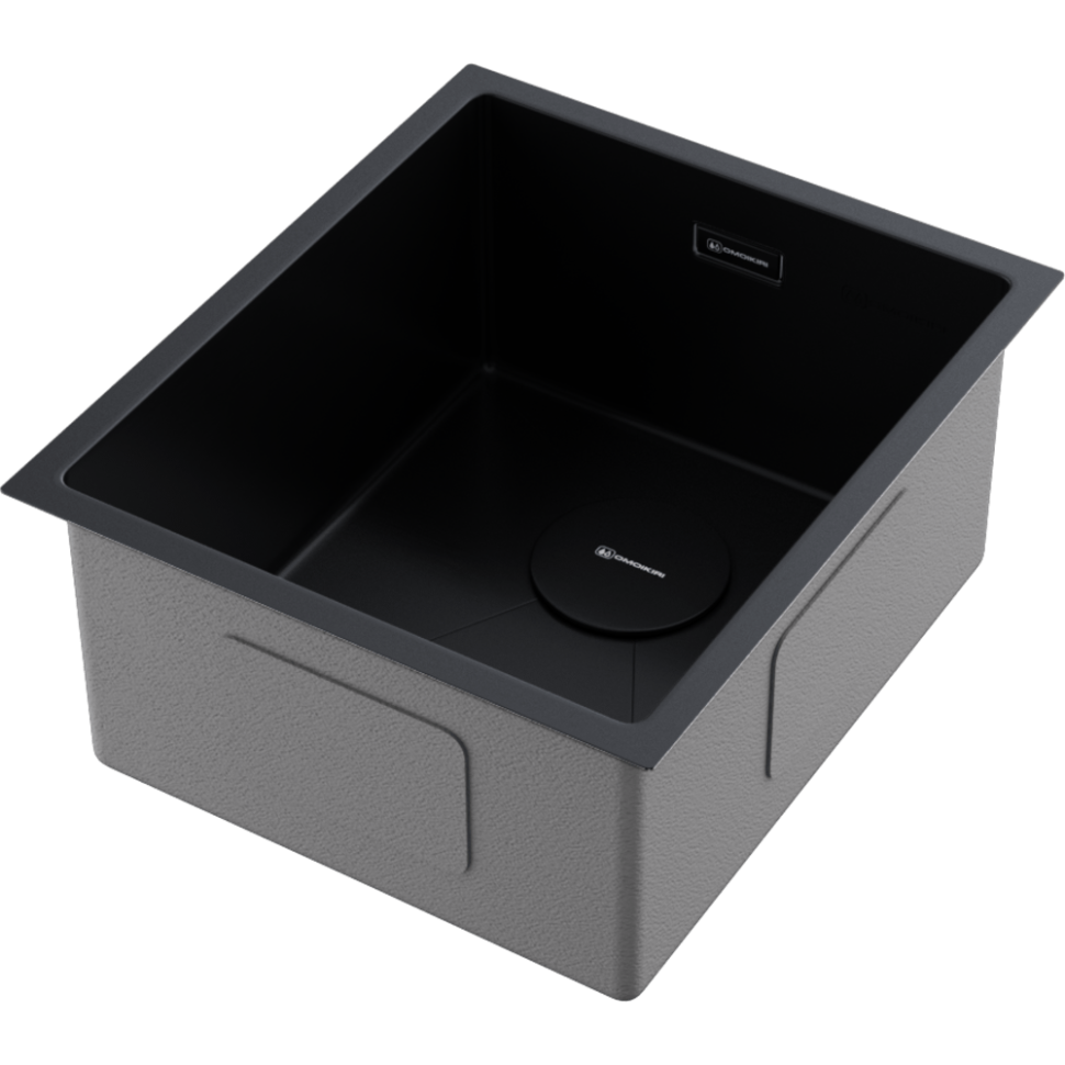 Кухонная мойка Omoikiri Taki 38-U/IF-GB нерж. сталь/графит