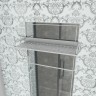 Душевая кабина Niagara Luxe NG-7717WBK (100x100х210) низкий поддон(15см),дверь распашная,стенки серебро,без крыши,4 места