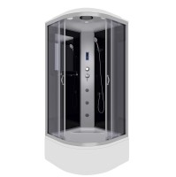 Душевая кабина Niagara Classic NG-2508-14F (90х90х215) высокий поддон(40см),стекло тонированное,4 места