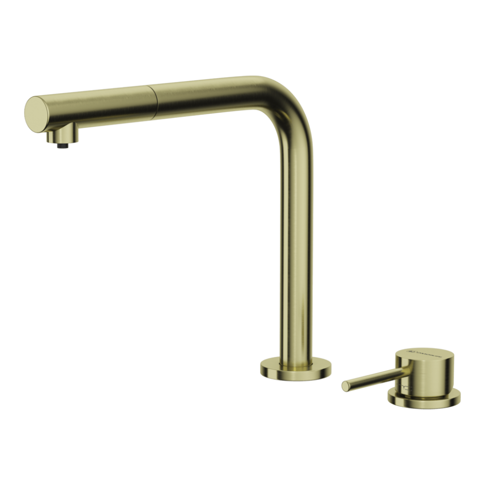 Смеситель для кухни Omoikiri Nara 2 Plus-S-LG латунь/светлое золото