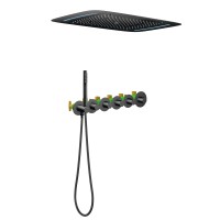 Душевая система встроенная с термостатом Timo Saona SX-2319/03SM черный