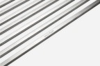 Ролл-мат STEP, R375-BS, брашированная нерж.сталь, 330х375мм, Paulmark