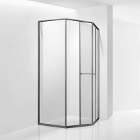 Душевой уголок RGW SV-82Gr "L" (Прозрачное, 1000x1000)