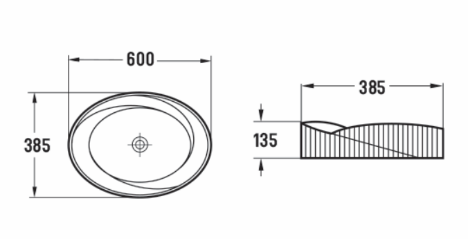 Раковина Ceramalux 78750